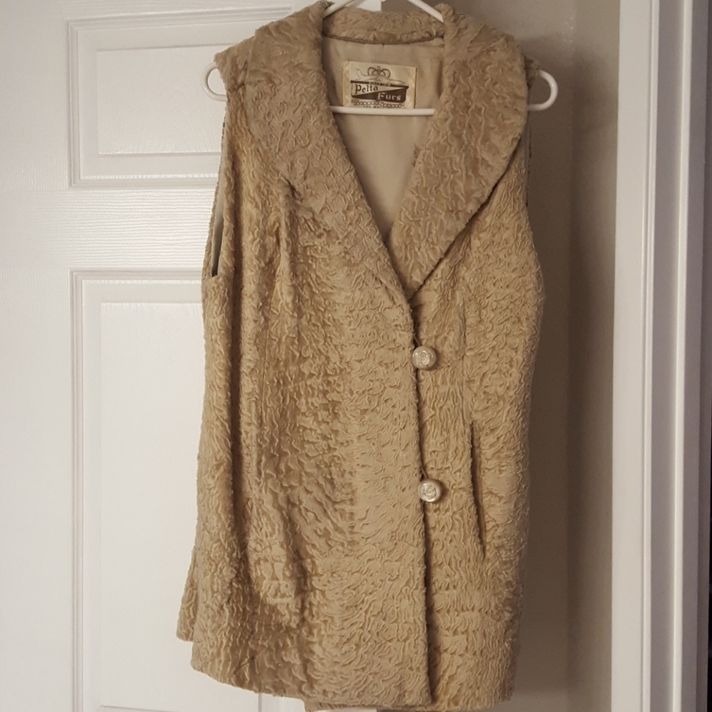 Vintage fur vest